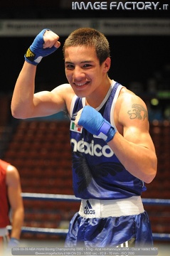 2009-09-09 AIBA World Boxing Championship 0950 - 57kg - Azat Hovhannisyan ARM - Oscar Valdez MEX